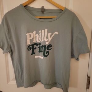 American Girl Light Green 'Philly Fine' Tee
